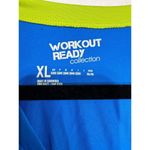 Reebok  Workout Ready Collection Women's Size XL Blue Short Sleeve V-Neck T Shirt Photo 1