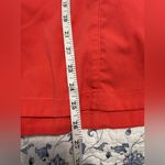 Grey's Anatomy V-Neck Short Sleeve scrub Top in Coral/orangish. Size Medium. Photo 8