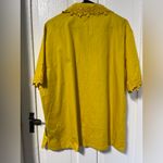 NWT Savage X Fenty Leisure X Floral Trim Button down Yellow sunflower shirt L Size L Photo 3