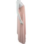 Norma Kamali Pastel Pink One Shoulder Cocktail Dress Size M Photo 1