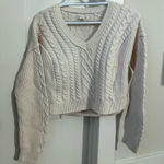 Aeropostale  white cropped sweater Photo 0