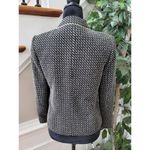 Talbots Women's Black White Single Breasted Three Button Blazer Jacket Petites 2 Photo 5