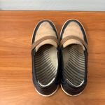 Taos Footwear Upward Women’s Penny Loafer Slip On Shoe Comfort Leather Tan Black Size 8 Photo 2