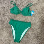 Cupshe Bikini Set High-Waisted Green Photo 0