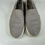 Vince Blair Perforated Gray Leather Slip On Shoes Size 6.5 Photo 1