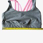 Lululemon Women’s 4 Special Edition Energy Bra Exhale Gray Heather Pink Straps Photo 4