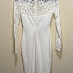 Nookie Lady Lace Long Sleeve Midi - White Size M Photo 6