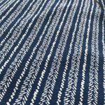 Le lis Skirt Blue/White Pattern Pull-On Stretch Waist With Zipper Pockets Size L Photo 2