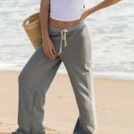 SOLAI The Label Marina Waffle Knit Pants in Heather Gray Size Medium $68 Photo 2