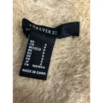 Forever 21 Fuzzy Cozy Sweater Cinch Front Crop Top Beige Small NEW with Tags Photo 1