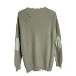 SER.O.YA Devlin Sweater Womens Small Sage Pullover Distressed Pullover Grunge * Green Photo 1