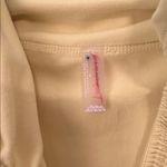 Free People Movement Highlighter Yellow Long Sleeve Ruched Zip Top size M EUC Size M Photo 1