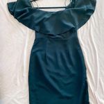 Lulus Lulu’s Aurelia Off-the-Shoulder Bodycon Midi Dress in Black Small Photo 0