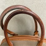 Dooney & Bourke handbag in leather Crossbody Satchel Purse Zip Tote Top Zip VTG Photo 12