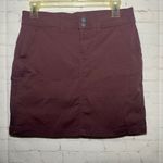 prAna ✨ Skort Maroon Red Brown Mini Skirt Womens Outdoor Hiking Travel Casual 4 Photo 2