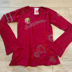 Johnny Was  Women’s Embroidered Southwestern Football Indian Cotton Top Size S Photo 0