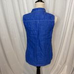 Tommy Bahama 60 Small Petite Sea Glass Breezer Hawaiian Blue 100% Linen Shirt Photo 2