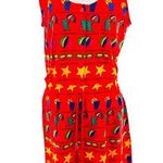 VINTAGE Béchamel Beach print romper red sz M Size M Photo 0