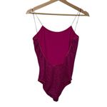 Oseree New Lumiere Maillot Women’s Size Small Fuchsia Pink One Piece Sparkle Photo 10