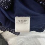 SPY Zone Exchange Navy Blue Sequin Embellished V Photo 6