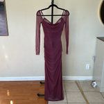 House Of CB  ‘Katarina’ Wine Lace Maxi NWOT size‎ XS Photo 5