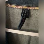 Ashley Judd Denim Jacket Size M Casual Ruffled Bohemian Fall Jacket Blue Size M Photo 1