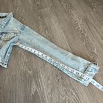Blue B Collection Denim Jacket Teens Size Small Cropped Blue Distressed Photo 12