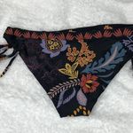 Sea Gypsies New  Black Floral Bikini Bottoms size L Photo 4
