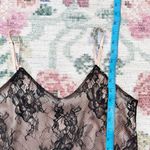 Black Whimsigoth Tank Top Womens Medium Floral All Over Lace Witchy Fairy Grunge Photo 3