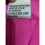 Vintage Esleep Pink Satin Short Sleeve Pajama Sleep Shirt Size Large Photo 4