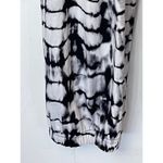 Vince Camuto  Black And‎ White Tie Dye Sleeveless Jumpsuit Size M Photo 8