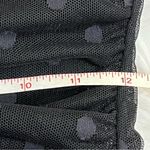 White House Black Market Y2K Sheer Mesh Polka Dot Top XS Photo 9
