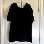 Norma Kamali  tunic cotton dress black with pocket size XL Photo 5