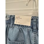 American Eagle NEW  Denim Relaxed Mom Jogger Sz 0‎ Medium Wash Cargo High Rise Photo 10