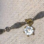 Designer Two Tier Gunmetal Discs Jerusalem Cross Red Stone & Rhinestone Necklace Black Photo 7