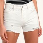 Free People SOFIA WHITE DISTRESSED DENIM SHORTS 24 Photo 0