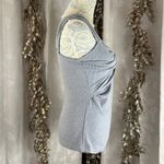 Listicle Women’s M Gray Ribbed Twist Front Sleeveless Top Medium Tank Top Basic Photo 1