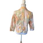 Ruby Rd Jacket Womens 12 Used Tropical Button Photo 3
