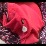 Lululemon energy bra long line burgundy splatter size 4 yoga athletic sport bra Photo 4