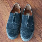 Versace Vintage Gianni  Black Chic Edgy Preppy Feminine Suede Loafers Size 5.5 Photo 1