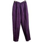 Vintage 100% Silk EVR Tracksuit Purple Size S Photo 3