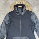 Under Armour Women’s Fitness Sweatshirt Studio Essential Jacket Full Zip Black M Photo 4