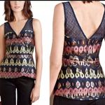 HD in Paris Antropologie  Womens Size 14 Blue Blouse Photo 1