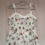 Forever 21 Floral Maxi Dress - White with strawberries, cherries and blueberries Photo 4