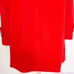 Larry Levine NWT women's wool blend red funnel neck coat, size M Photo 12