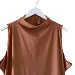 SKIMS  All-In-One Mock Neck Sleeveless  Zipper Back Closure Caramel SZ 4X #1474 Photo 1
