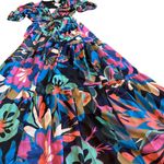 Baltic Born  Bastina Open Back Maxi Dress Floral Print Flowy Bold Size Small NWT Photo 7