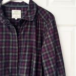 Fat Face Navy Burgundy Plaid Chester Check Corduroy Buttondown Collared Dress 18 Red Photo 4