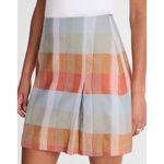 Madewell | Single-Pleat Linen Mini Skirt Photo 1