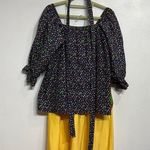 Mr. Hank Blue Yellow Floral Patchwork 70's Vintage 2 Photo 0